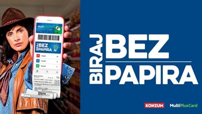 Konzum chooses paperless